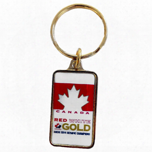 Team Canada 2014 Double Gold Champions Keychain