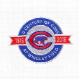 2016 Chicago Cubs "A Century of Cubs At Wrigley Field" 100th Anniversary Jersey