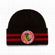 Chicago Blackhawks New Era NHL Cuffed 2 Striped Remix Hat