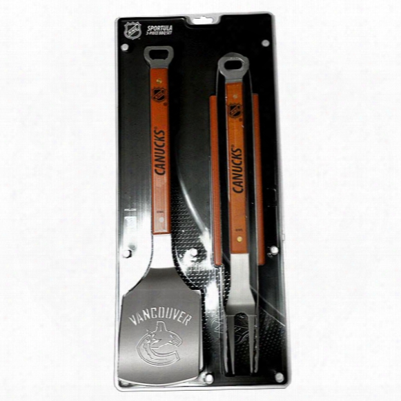 Vancouver Canucks 3 Piece Barbecue Tool Set