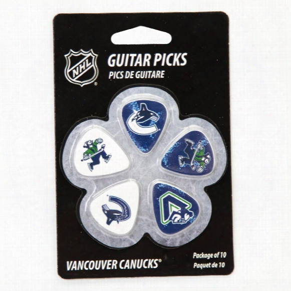 Vancouver Canucks Woodrow Guitar 100-pack Guitar Picks