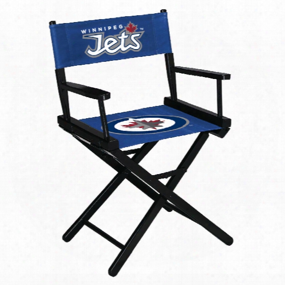 Winnipeg Jets Table Height Directors Chair
