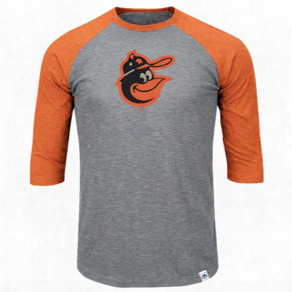 Baltimore Orioles Cooperstown Two To One Margin 3/4 Raglan T-shirt