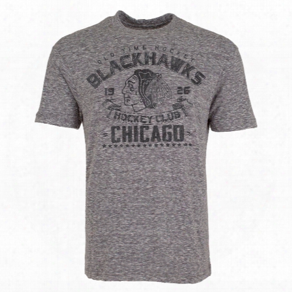 Chicago Blackhawks Granite Tri-blend T-shirt