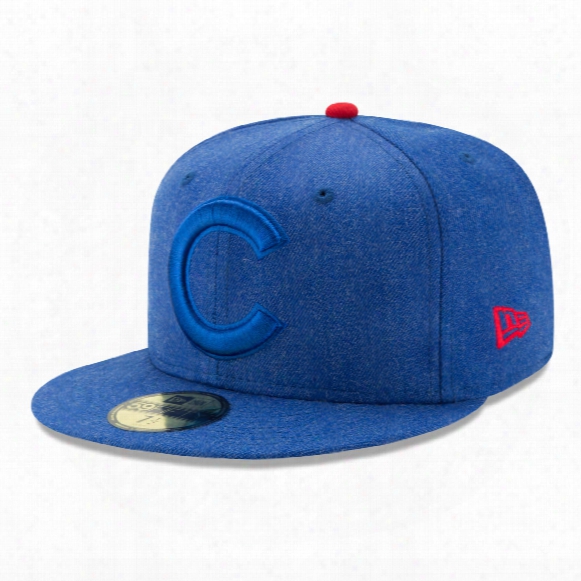 Chicago Cubs Heather Fit 59fifty Fitted Mlb Baseball Cap