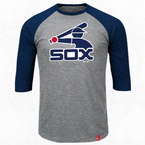 Chicago White Sox Cooperstown Two To One Margin 3/4 Raglan T-shirt