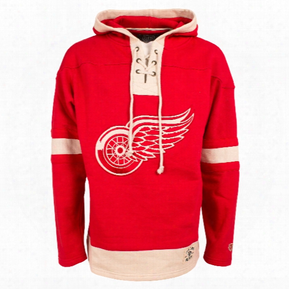 Detroit Red Wings Heavyweight Jersey Lacer Hoodie 2