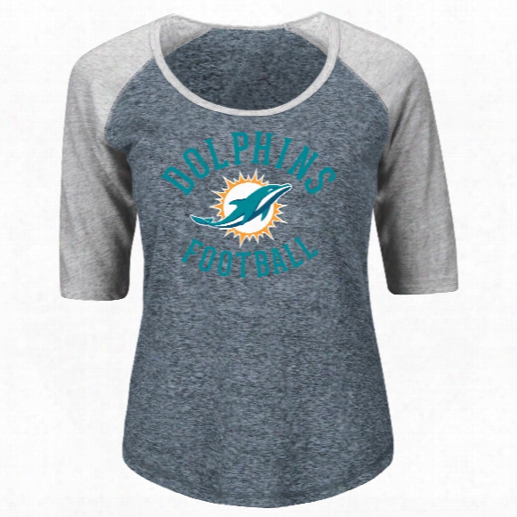Miami Dolphins Women's Act Like A Champion Nfl T-shirt