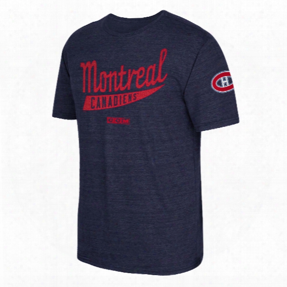 Montreal Canadiens Ccm Strike First Tri-blend T-shirt