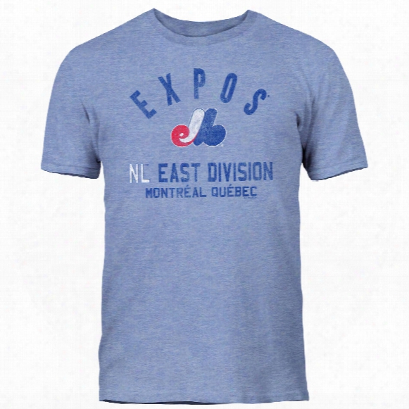 Montreal Expos Cooperstown Wheelhouse Tri-blend T-shirt