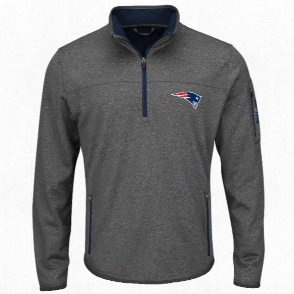New England Patriots Fast Pace 1/4 Zip Pullover