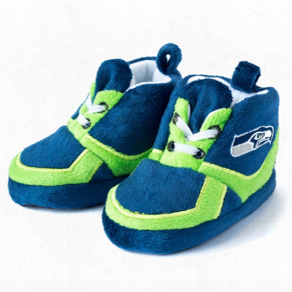 Seattle Seahawks Sneaker Baby Booties