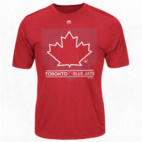 Toronto Blue Jays Alternate 4 Logo Cool Base Synthetic T-shirt (red)