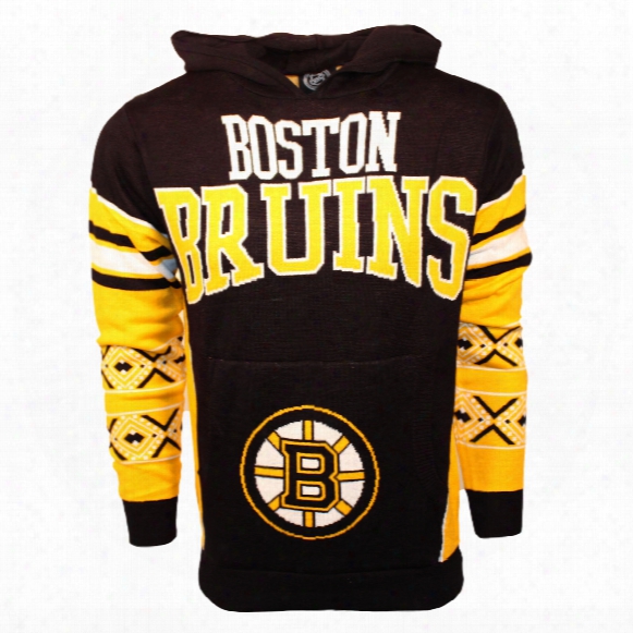 Boston Bruin Nhl 2015 Big Logo Ugly Pullover Sweater
