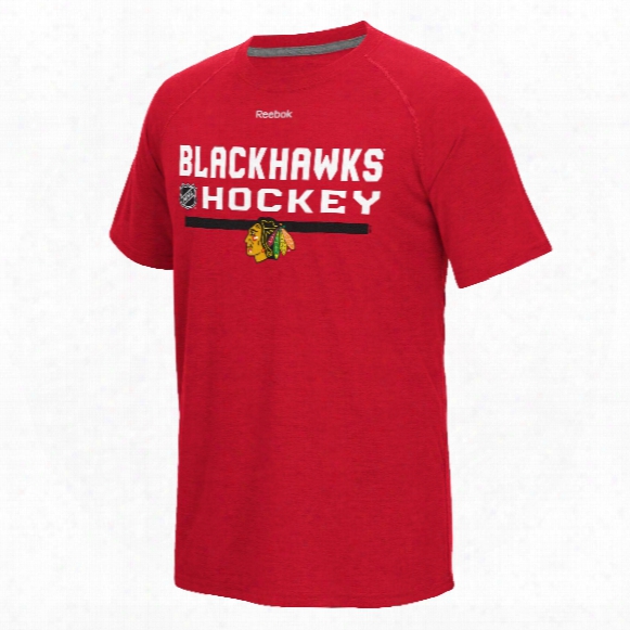 Chicago Blackhawks Authentic Center Ice Locker Room Supremium T-shirt (heather