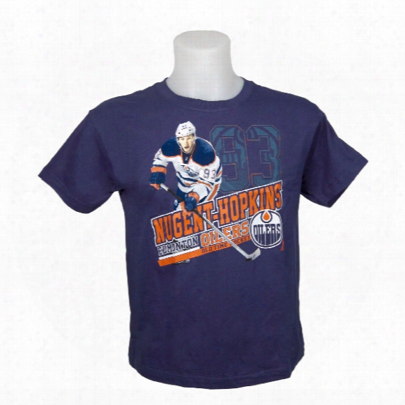 Edmonton Oilers Ryan Nugent-hopkins Youth Persona T-shirt