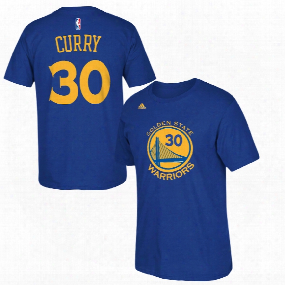 Golden State Warriors Stephen Curry Nba Name & Number T-shirt