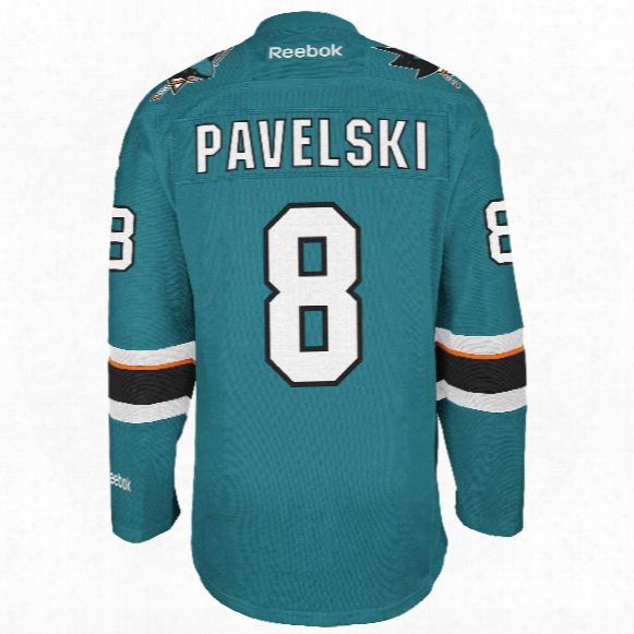 Joe Pavelski San Jose Sharks Reebok Premier Replica Home Nhl Hockey Jersey