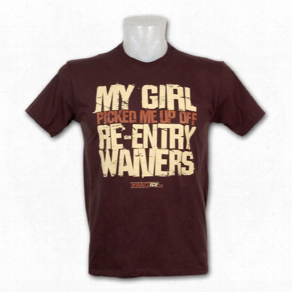 Kractice Re-entry Waivers Fine Jersey Vintage T-shirt (chocolate)