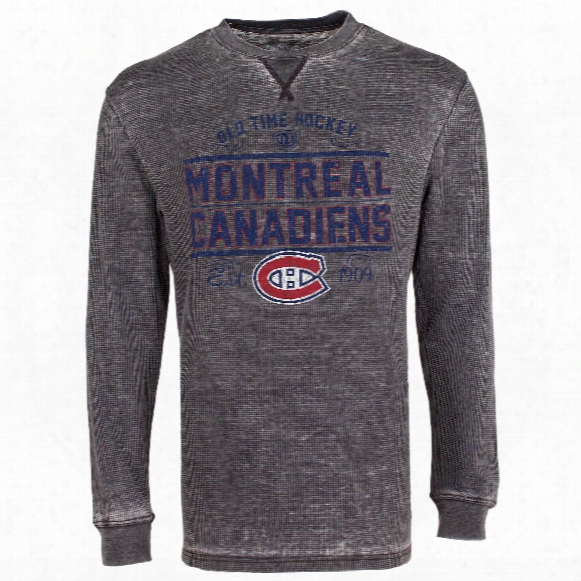 Montreal Canadiens Ponal Acid Washed Thermal Long Sleeve T-shirt