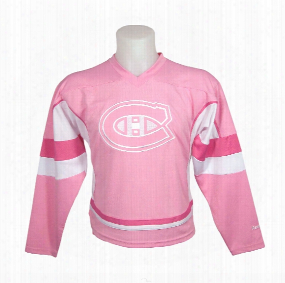 Montreal Canadiens Reebok Youth Pink Fashion Jersey