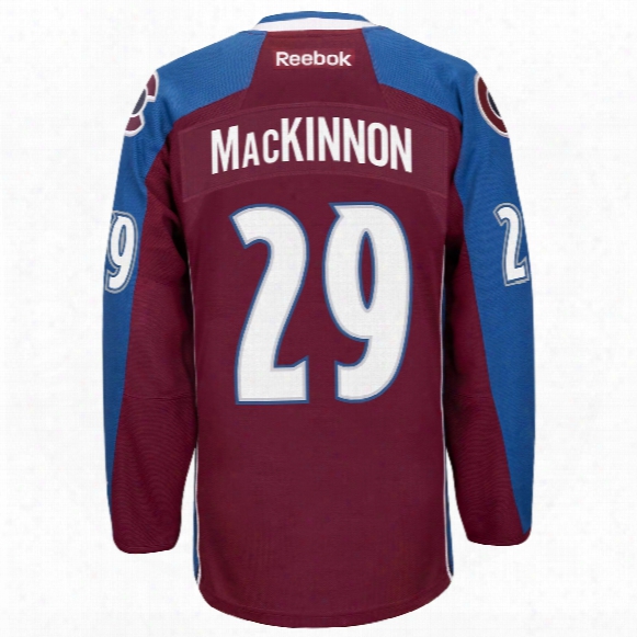 Nathan Mackinnon Colorado Avalanche Reebok Premier Replica Home Nhl Hockey