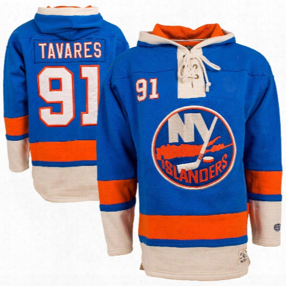 New York Islanders John Tavares Heavyweight Jersey Lacer Hoodie