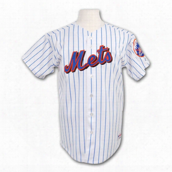 New York Mets Youth Authentic Alternate Home Mlb Baseball Jersey