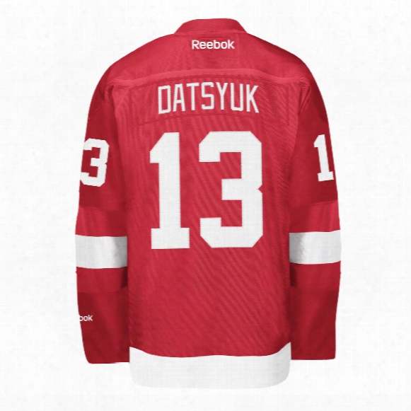 Pavel Datsyuk Detroit Red Wings Reebok Premier Replica Home Nhl Hockey Jersey