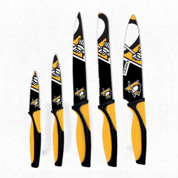 Pittsburgh Penguins 5-piece Kitchen Knife Set