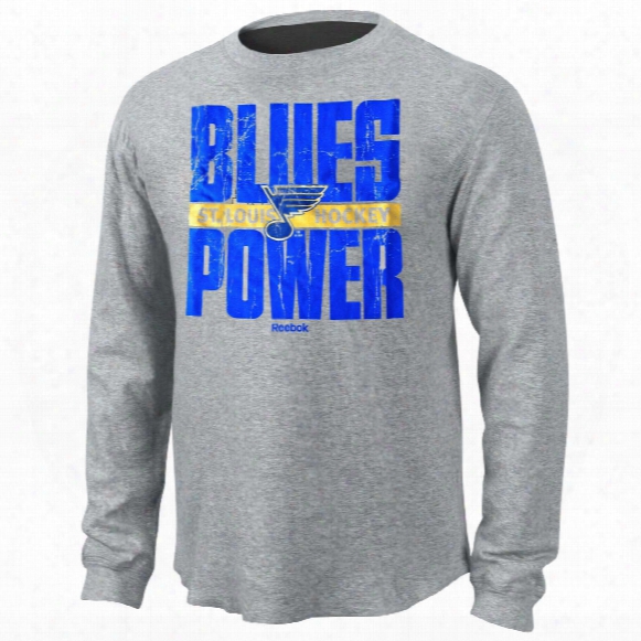 St. Louis Blues *blues Power* Long Sleeve T-shirt