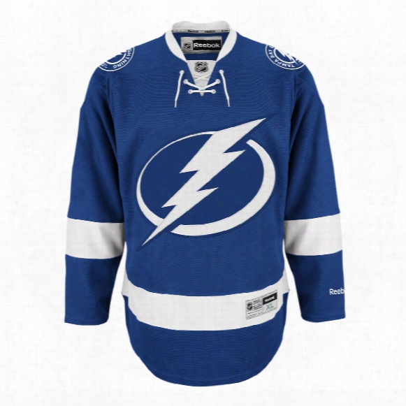 Tampa Bay Lightning Reebok Premier Replica Home Nhl Hockey Jersey