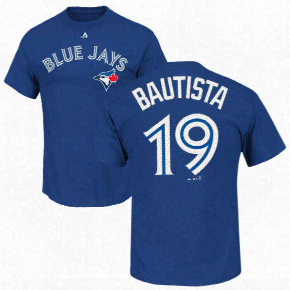 Toronto Blue Jays Jose Bautista Youth Mlb Player Name & Number T-shirt