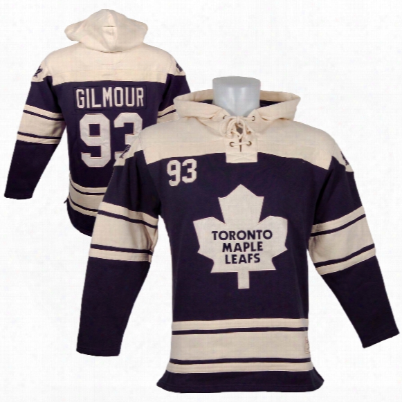 Toronto Maple Leafs Doug Gilmour Heavyweight Jersey Lacer Hoodie