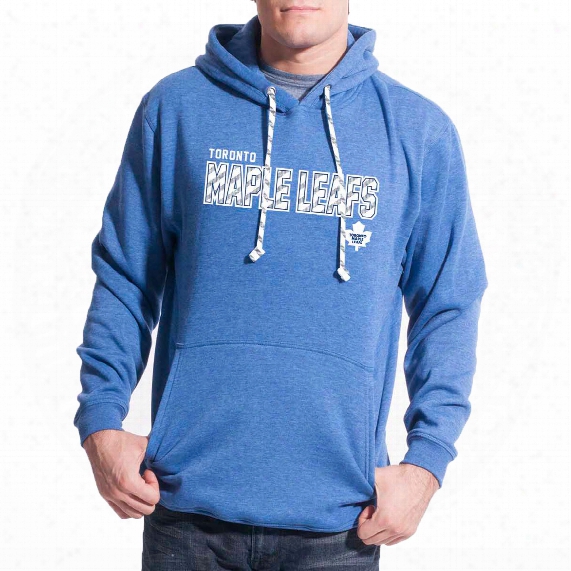 Toronto Maple Leafs Sideline Applique Lace Hoodie (heather Royal)