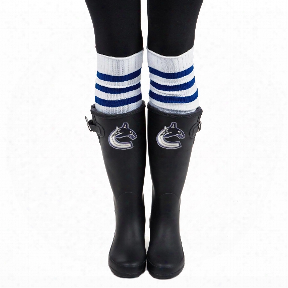 Vancouver Canucks Women's Cuce Frontrunner Rain Boots & Socks