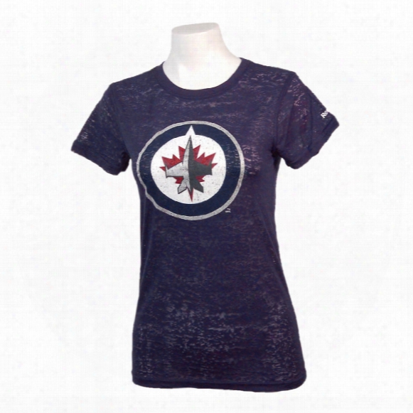 Winnipeg Jets Girls Burnout T-shirt