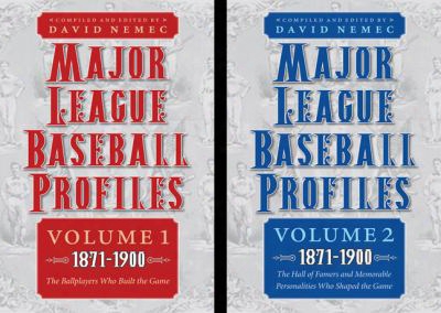 Major League Baseball Profiles, 1871-1900, 2-volume Set
