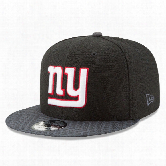 New York Giants New Era 9fifty Nfl 2017 Sideline Snapback Cap - Black