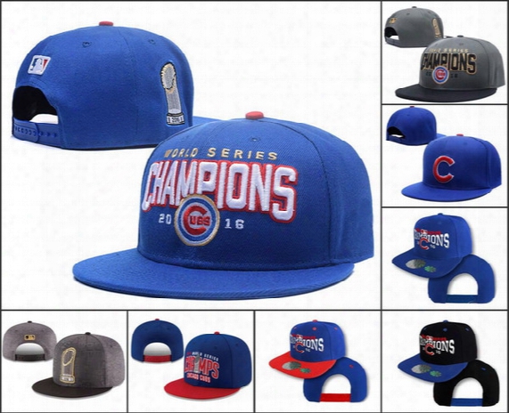 2016 World Series Champion Cubs Hat Adjustable Snapback Hats Chicago Cubs Snap Back Caps Cheap Baseball Hats