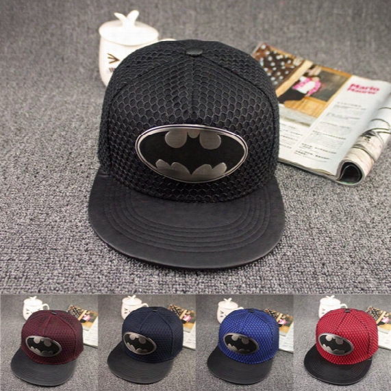 Mix Color Summer Batman Baseball Cap Hat For Men Women Casual Bone Hip Hop Snapback Caps Sun Hats Ba492