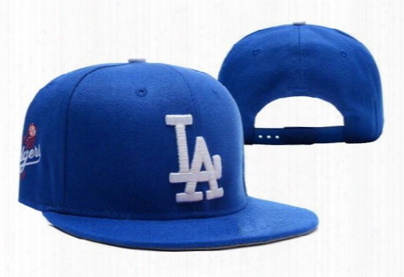 2016 New Men&#039;s Los Angeles Dodgers Snapback Hats Team Logo Embroidery Sports Adjustable La Baseball Caps Strapd Back Leather Hats