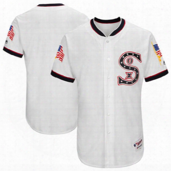 Custom Men&#039;s Women Youth Chicago White Sox Majestic White 1917 Turn Back The Clock Authentic Team Jersey Size S-6xl