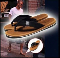 Fashion David Men Sandal Slippers Man&#039;s Flip Flops Beckham Leisure Shoes Hot Sale 1 Pair Per Lot