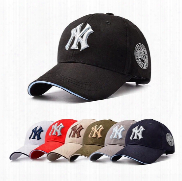 New Arrival High Quality Snapback Cap Cotton Baseball Cap Ny Embroidery Hat For Men Women Unisex Cap B590