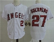 Newest-Los Angeles Angels of Anaheim VLADIMIR GUERRERO Throwback Cooperstown Jersey 27 VLADIMIR GUERRERO California Angels baseball Jerseys