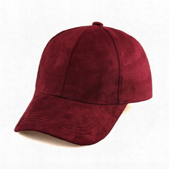 Wholesale- Fashion Suede Snapback Baseball Cap New Gorras Outdoor Cap Casual Unisex Hip Hop Flat Adjustable Hat For Men Women Kh866655