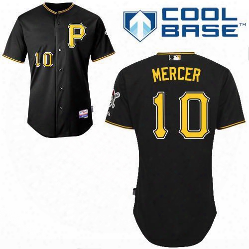 2016 Newest Pittsburgh Pirates #10 Jordy Mercer Black Cool Base Baseball Jerseys,wholesale Personalized/customized Jerseys,wholesale