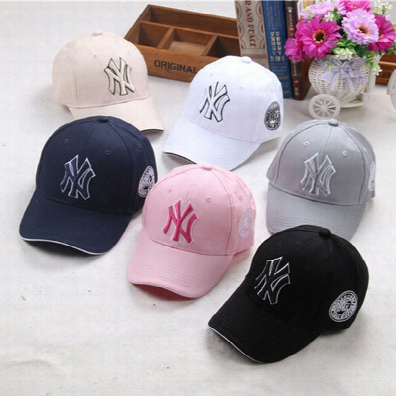 9 Color Children Bbaseball Mlb Cap Ny Embroidery Letter Adjustable Snapback Hip Hop Dance Hats Kids Outdoor Cap Hat B001