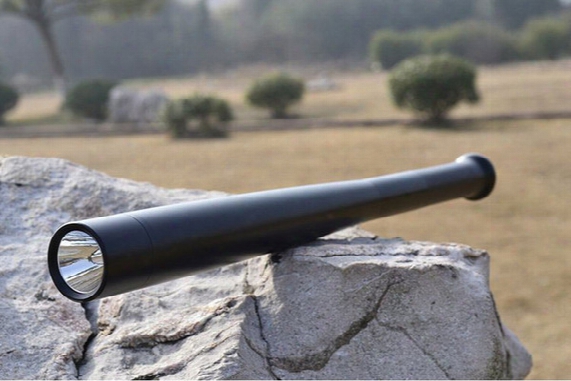 N Ew Cree Q5 Led Tactical 18650 Flashlight Torch Long Light Baseball Bat Shape 3 Mode 100% Brand New.